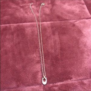 Coach Plated metal Crystal Swarovski Necklace NWT